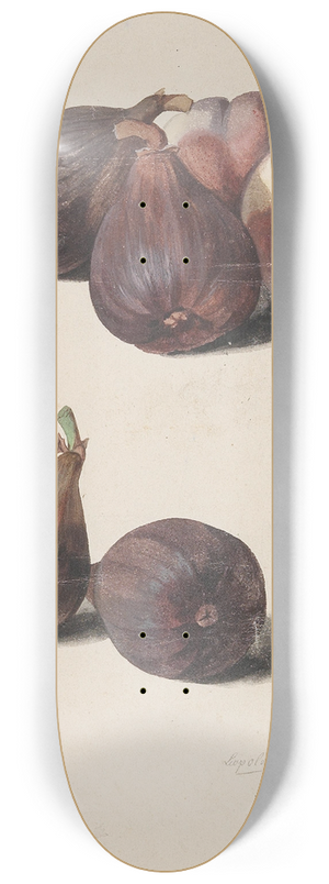 Leopold Zinngger - Feigen und Pfirsiche 8.25 inch art skate deck