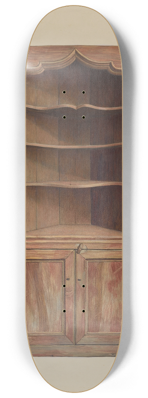 Leslie Macklem - Corner cupboard 8.25 inch art skate deck