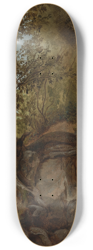 Johann Baptist Kirner - Baumstudie 8.25 inch art skate deck