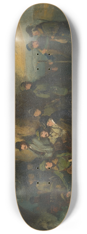 Johann Baptist Kirner - Grand ducal hunting party 8.25 inch art skate deck