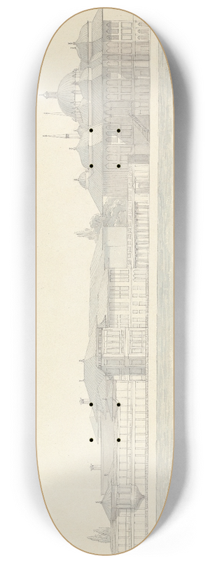 Lewis Vulliamy - Topkapi Palace, Istanbul 8.25 inch art skate deck