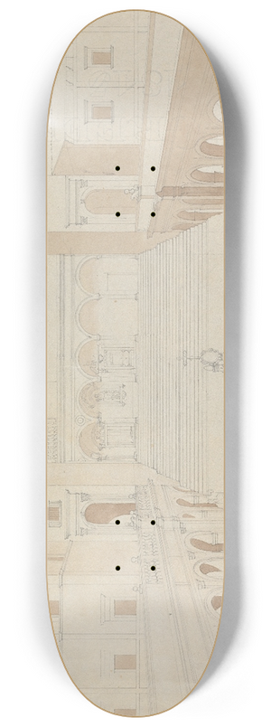 Lewis Vulliamy - Unidentified Palace 8.25 inch art skate deck
