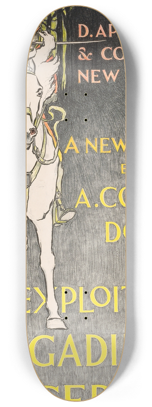 L. Fred Hurd - The Exploits of Brigadier Gerard 8.25 inch art skate deck
