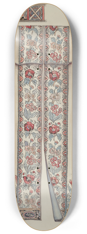 Lillian Causey - Curtains 8.25 inch art skate deck