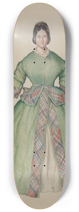 Lillian Causey - Doll 8.25 inch art skate deck