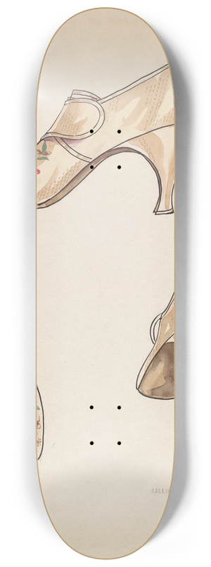 Lillian Causey - Womans Slippers 8.25 inch art skate deck