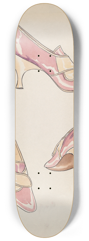 Lillian Causey - Womans Slippers 8.25 inch art skate deck