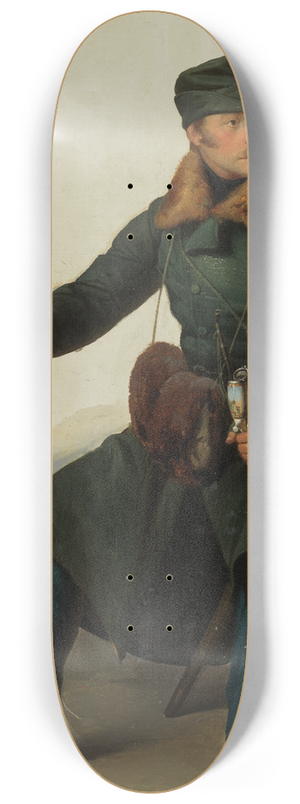 Johann Baptist Kirner - Markgraf Wilhelm von Baden, nach links gewendet 8.25 inch art skate deck