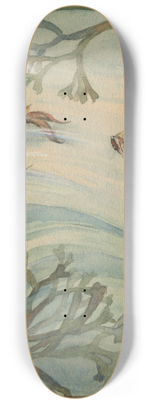 Lilly Walther - Ehissr kaladega 8.25 inch art skate deck