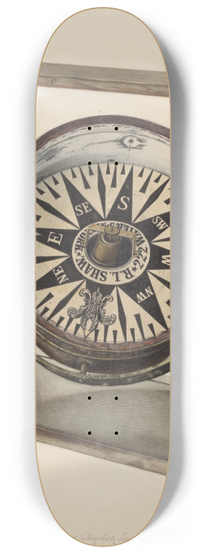 Lloyd Charles Lemcke - Compass 8.25 inch art skate deck
