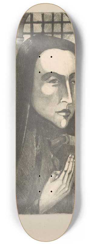 Lodewijk Schelfhout - Corsicaanse vrouw 8.25 inch art skate deck