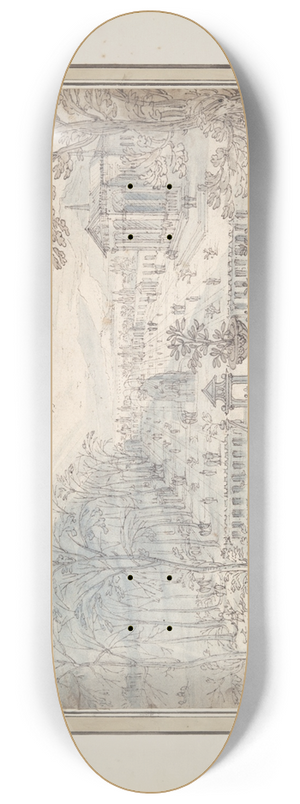Lodewijk Toeput - Allegory ofSpring 8.25 inch art skate deck