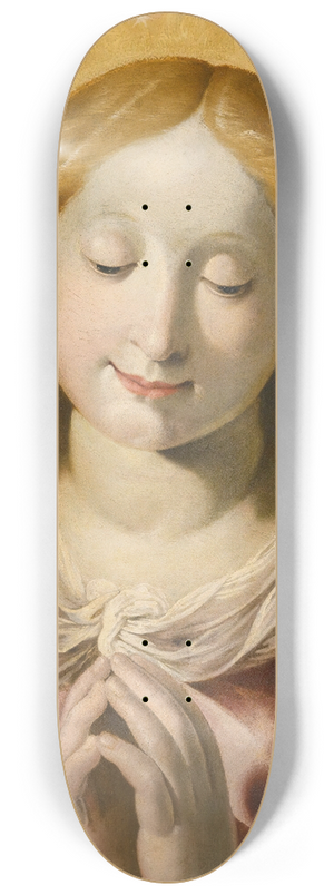 Lombard School - The Virgin At Prayer 8.25 inch art skate deck