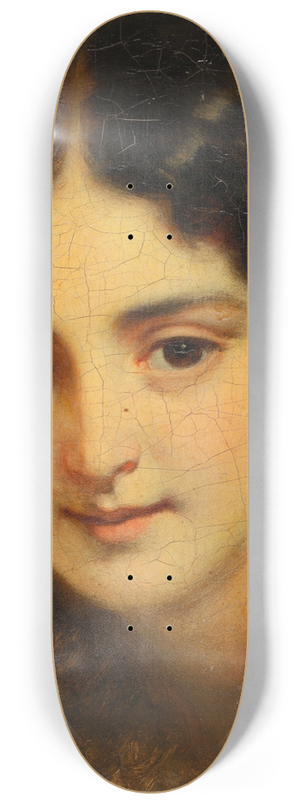 Johann Baptist Reiter - Bildnis einer jungen Dame 8.25 inch art skate deck