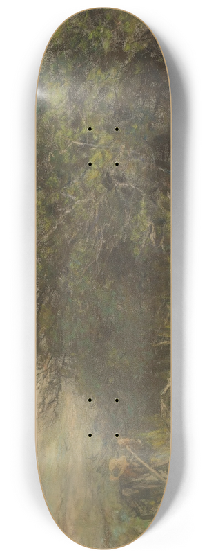 Lon Augustin Lhermitte - The Frog Catchers 8.25 inch art skate deck