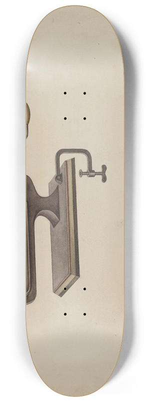 Lon Cronk - Fluting Iron 8.25 inch art skate deck