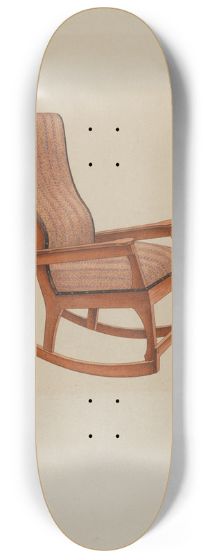 Lon Cronk - Shaker Rocking Chair 8.25 inch art skate deck