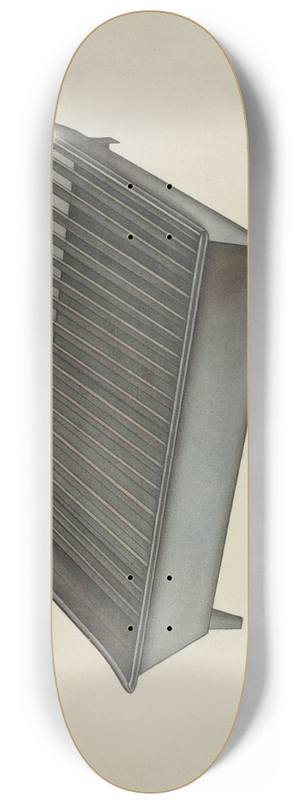 Lon Cronk - Shaker Tin Dish Drainer 8.25 inch art skate deck