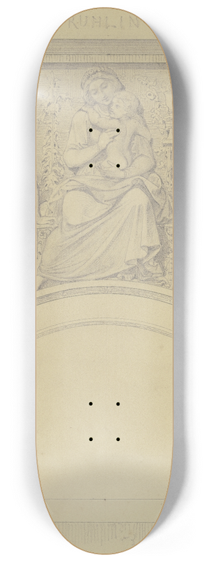 Johann Baptist Scholl The Younger - Spring 8.25 inch art skate deck