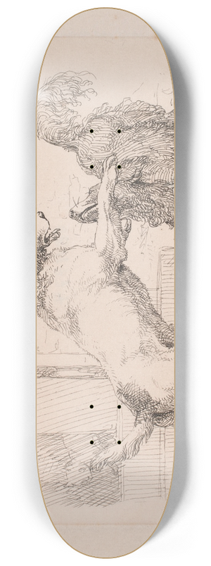 Lorenz Frlich - To legende hunde 8.25 inch art skate deck