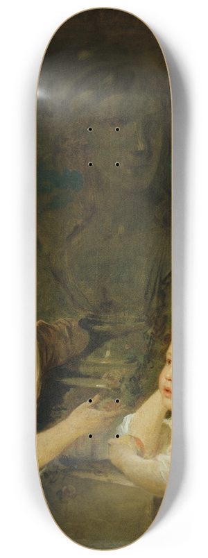 Johann Baptist von Lampi the Elder - Zwei Kinder aus der Familie der Grafen Thomatis 8.25 inch art skate deck