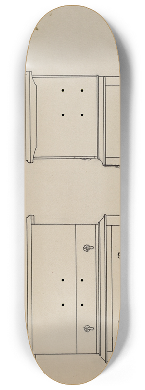 Lorenz Rothkranz - Box Desk on Frame 8.25 inch art skate deck