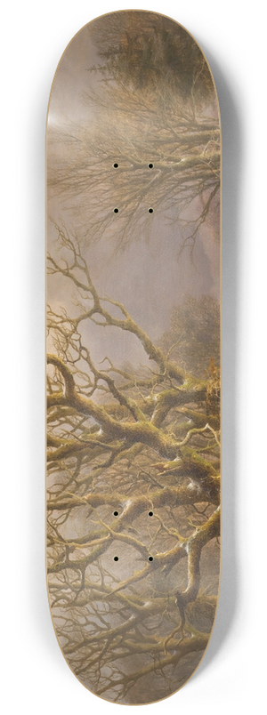 Johann Bernhard Klombeck - Winter Time 8.25 inch art skate deck