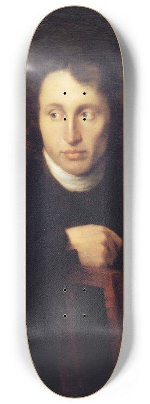 Johann Bernhard Scheffer - Autoportrait 8.25 inch art skate deck