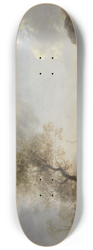 Johann Christian Brand - Hgellandschaft mit Flulauf und Herde 8.25 inch art skate deck