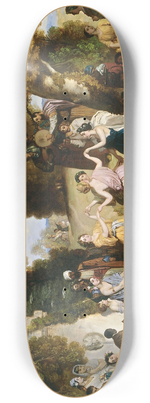 Louis Candide Boulanger - La danse des Muses 8.25 inch art skate deck