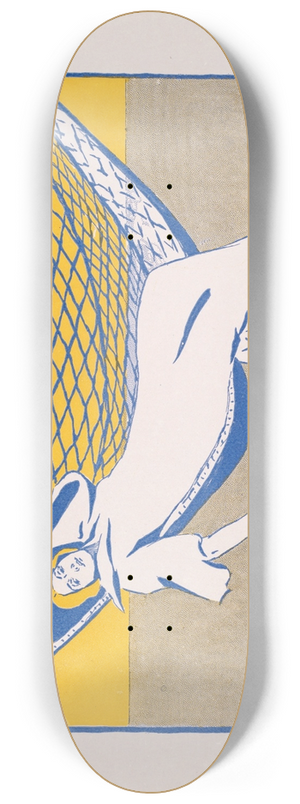 Louise Lyons Heustis - Chiffons marriage by GYP 8.25 inch art skate deck