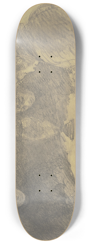 Louis Eysen - Drei Frauen unter einer Tischlampe 8.25 inch art skate deck