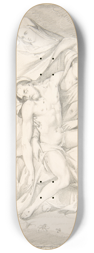 Johann David Passavant - Piet (after Giovanni Cariani) 8.25 inch art skate deck