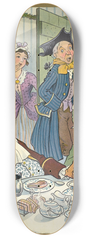 Louis Glackens - Puck Christmas 8.25 inch art skate deck