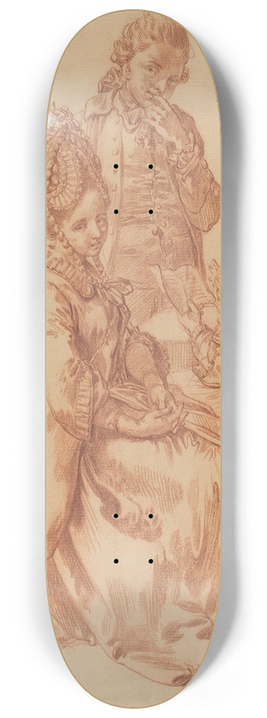 Johann Eleazar Schenau - The Letter 8.25 inch art skate deck