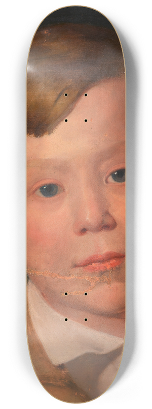 Johann Erlinger - Moritz Staub als Knabe (Universittsprofessor der Botanik) 8.25 inch art skate deck