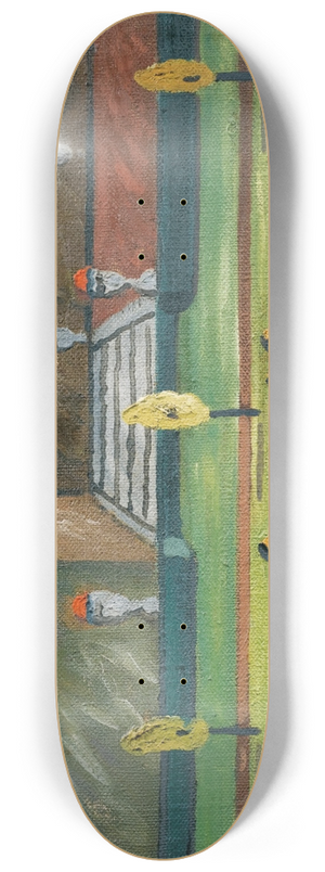 Louis-Mathieu Verdilhan - Le parc de Versailles 8.25 inch art skate deck
