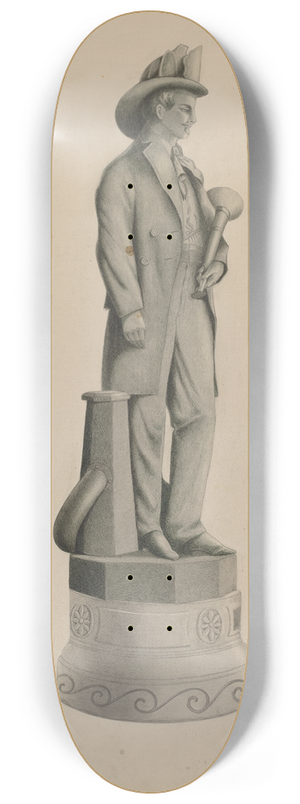 Louis Plogsted - Statue 8.25 inch art skate deck