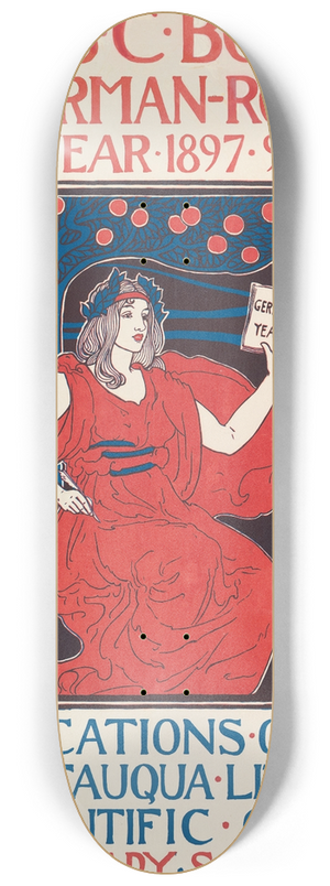 Louis Rhead - C.L.S.C. Books 8.25 inch art skate deck