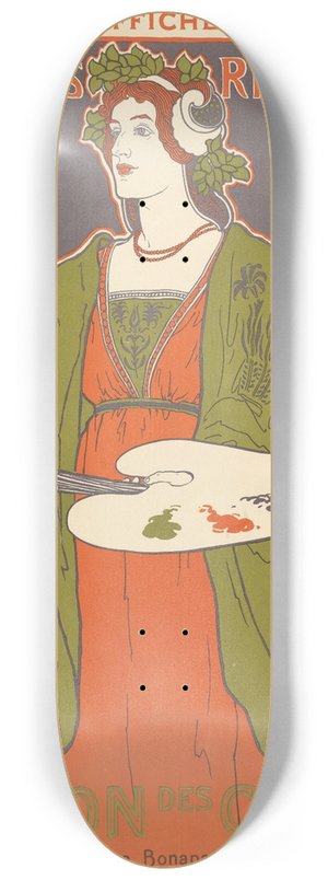 Louis Rhead - Salon des cent 8.25 inch art skate deck