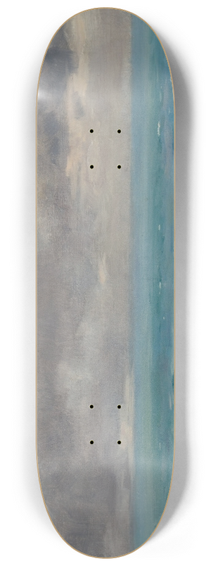 Louis Ritter - Beach at Etretat 8.25 inch art skate deck