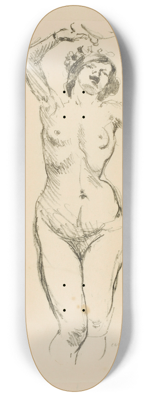 Lovis Corinth - Bacchantin 8.25 inch art skate deck