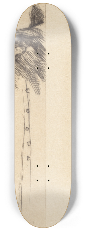 Lovis Corinth - Priest Reading (Lesender Mnch) 8.25 inch art skate deck