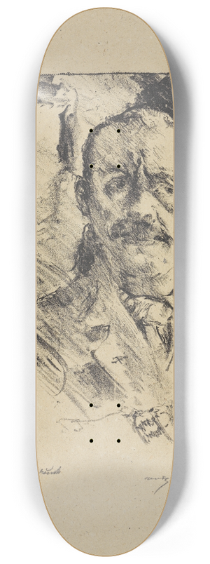 Lovis Corinth - Selbstbildnis 8.25 inch art skate deck