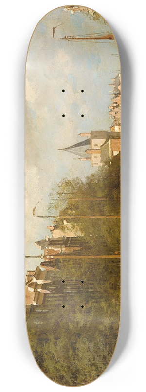 Johannes Christiaan Karel Klinkenberg - The Schreierstoren, Amsterdam 8.25 inch art skate deck Johannes Christiaan Karel Klinkenberg - The Schreierstoren, Amsterdam 8.25 inch art skate deck