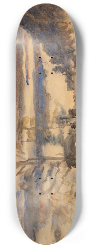 Lovis Corinth - Walchensee Landschaft 8.25 inch art skate deck