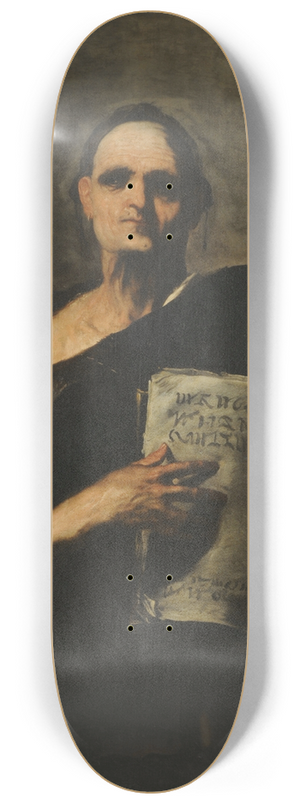 Luca Giordano - A Mathematician 8.25 inch art skate deck