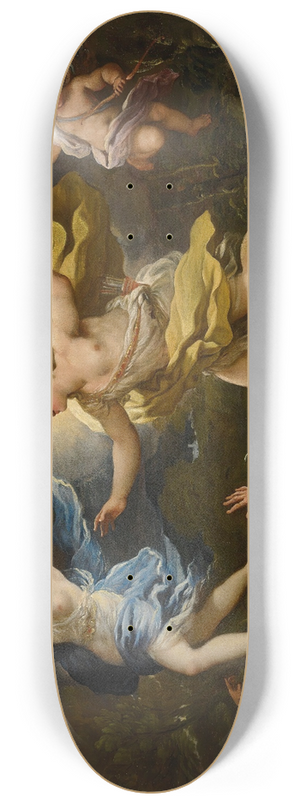Luca Giordano - Apollo And Daphne 8.25 inch art skate deck