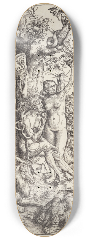 Lucas Cranach - Der Sndenfall 8.25 inch art skate deck