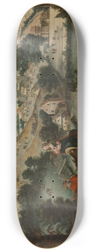 Lucas Gassel - The Flight into Egypt 8.25 inch art skate deck